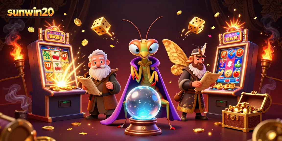 Experience the excitement of sunwin20 with vibrant casino characters and vivid game elements.